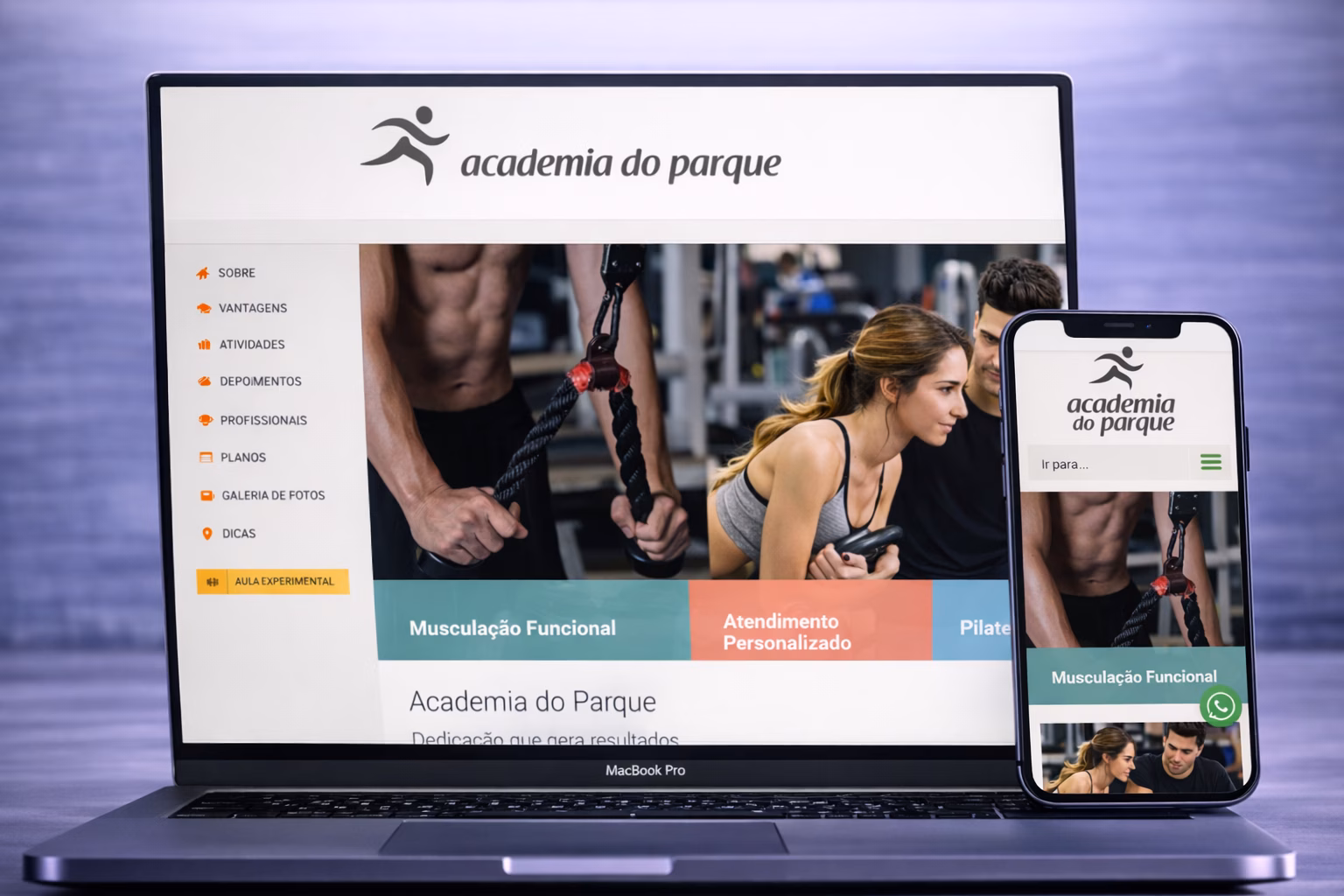 Site Academia do Parque
