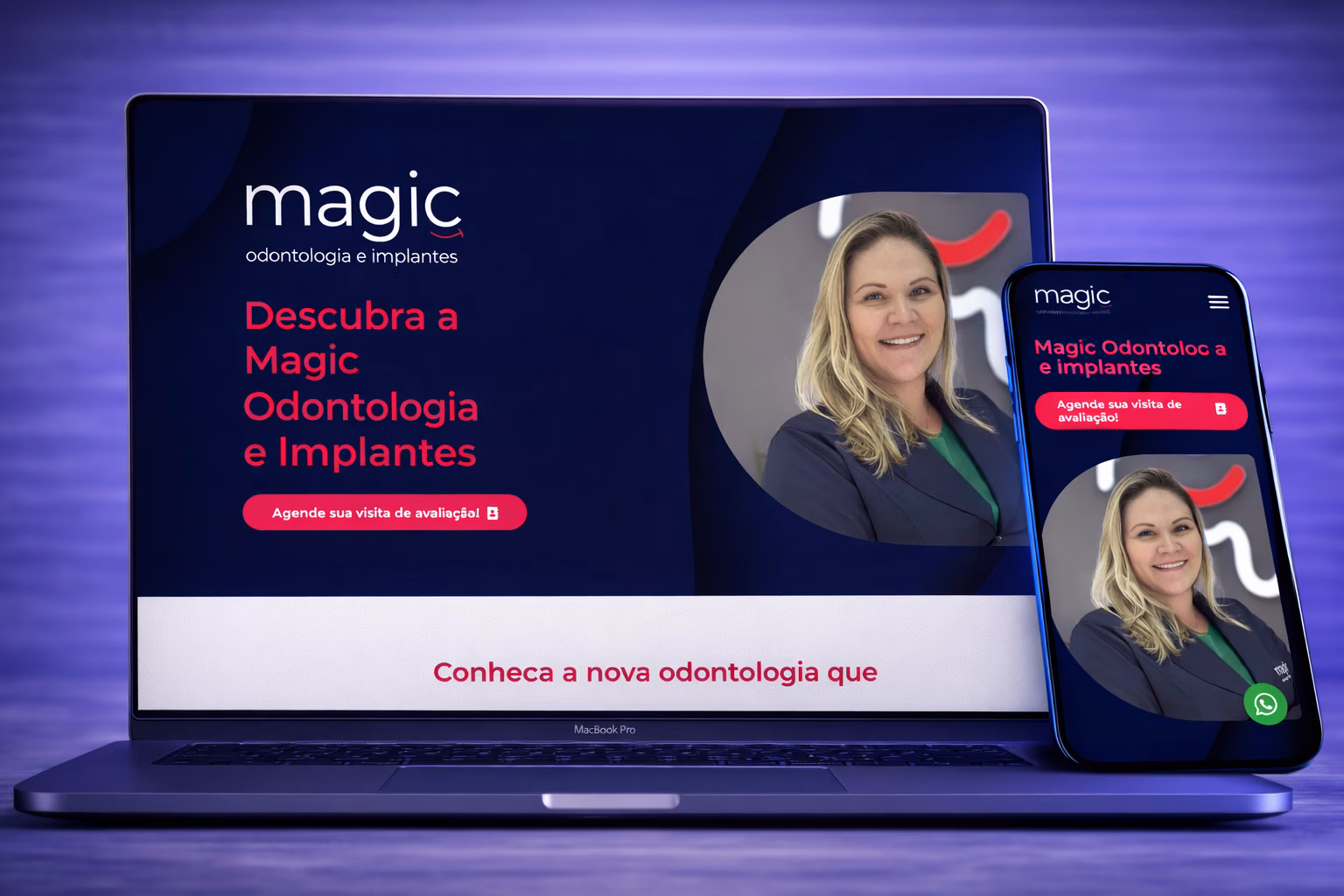Site Clínica Magic Caxias do Sul