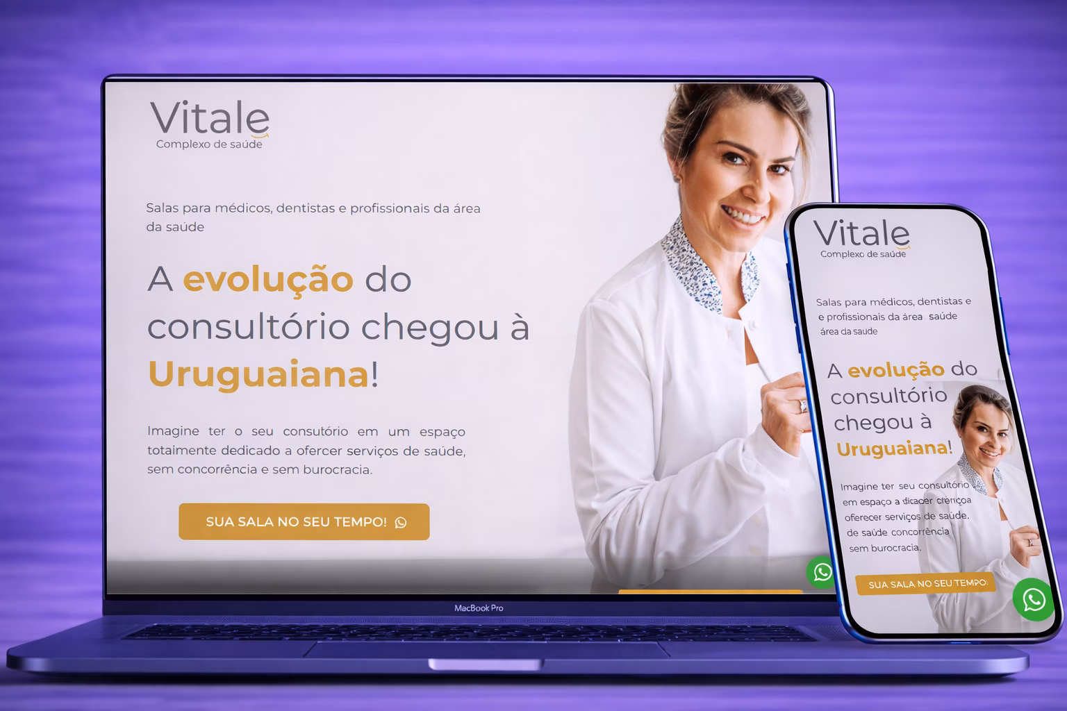 Site Coworking Vitale Complexo de Saúde