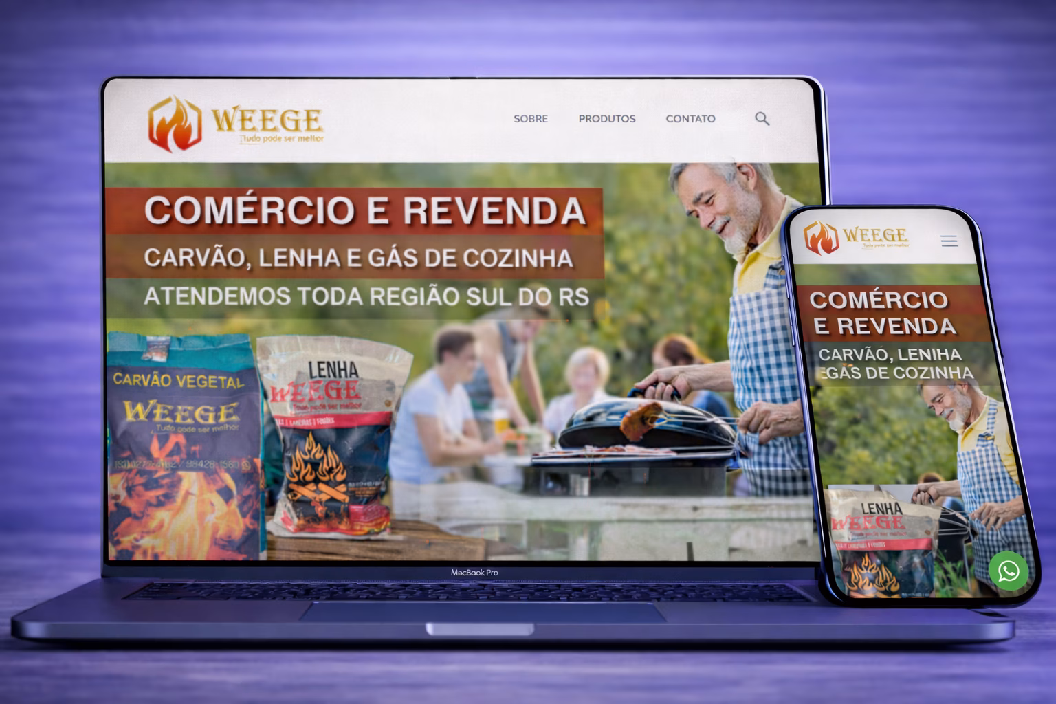 Site Distribuidora Weege