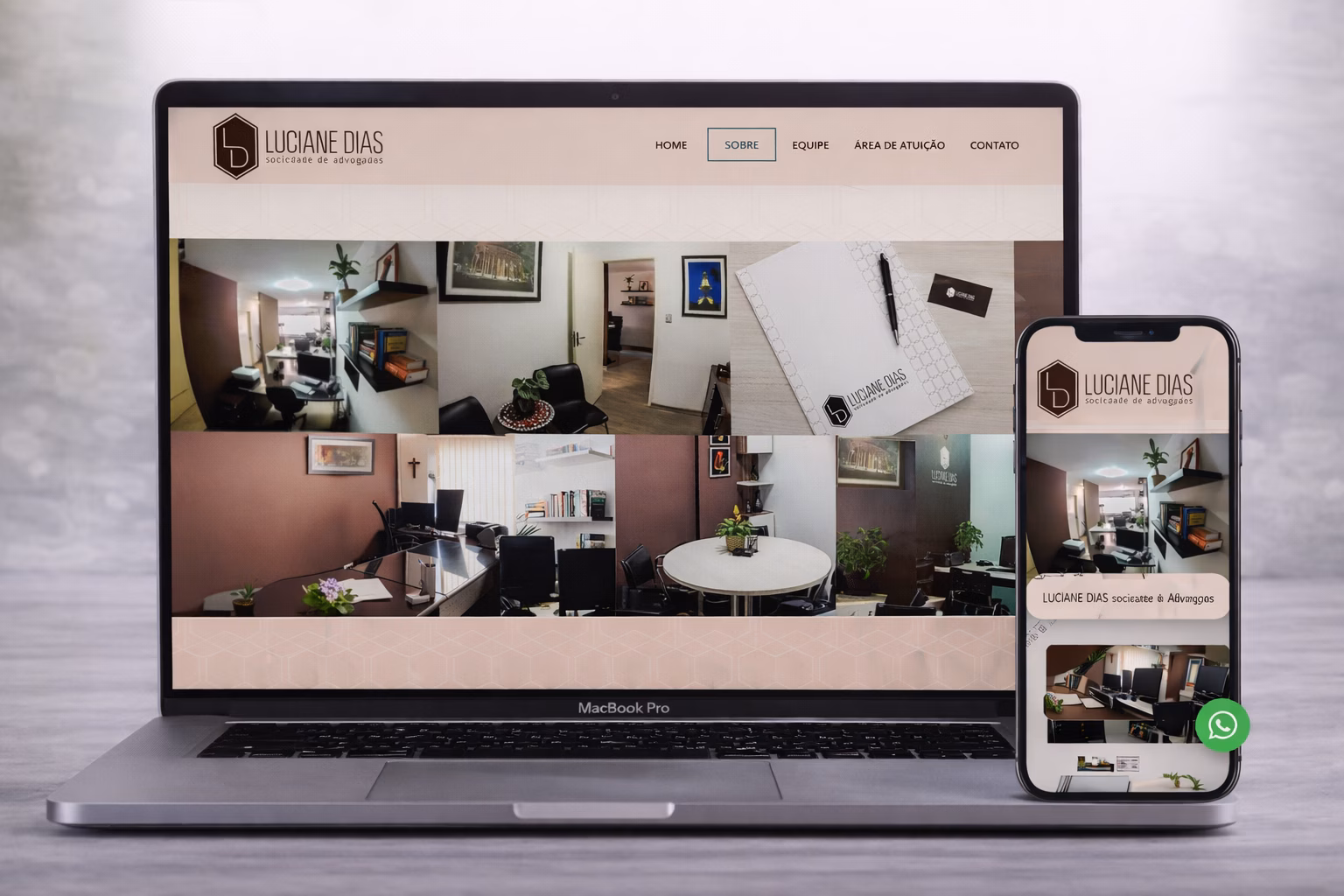 Site Luciane Dias - Sociedade de Advogados