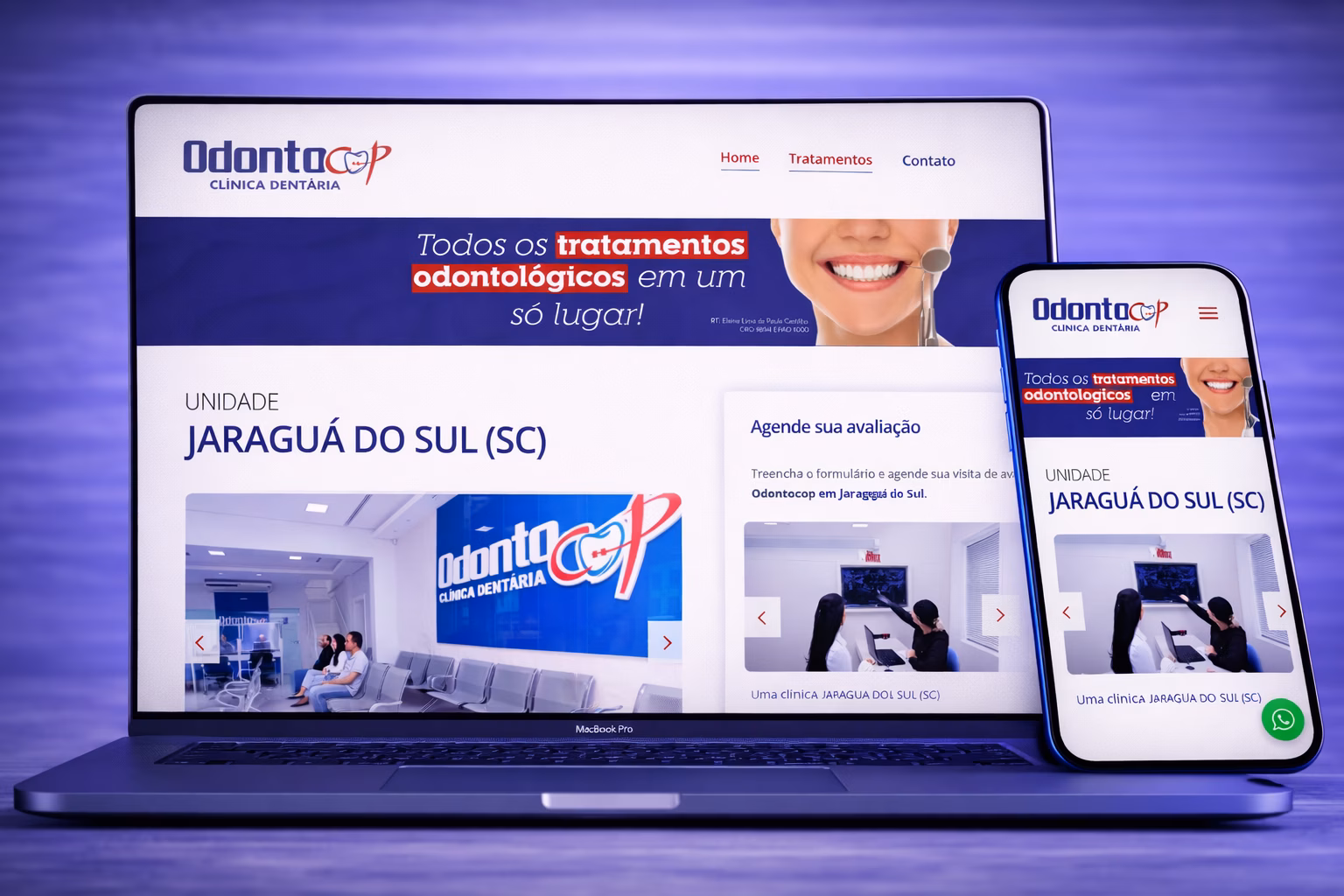 Site Odonto COP Jaraguá do Sul