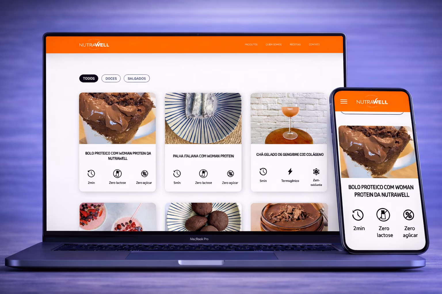 Site Receitas Nutrawell